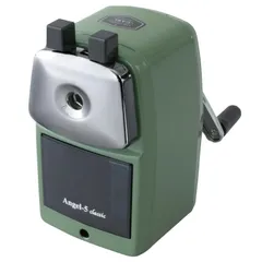 【特価商品】カール事務器 エンゼル5クラシック 卓上手動鉛筆削り スチール製 グリーン A5CL-Gのサムネイル