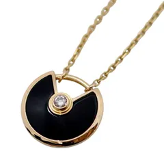 Cartier カルティエ アミュレット ネックレス ダイヤ オニキス K18PGのサムネイル
