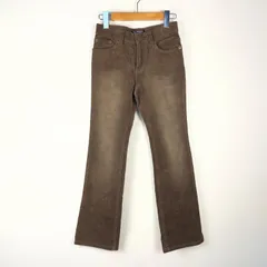POLO JEANS  ポロジーンズ コーデュロイパンツ フレアパンツ ブーツカット コットン97% ストレッチ Y2K アメカジ ブラウン サイズ4F NA336のサムネイル