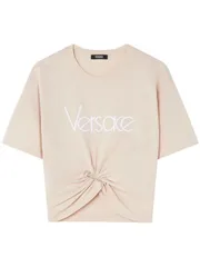 VERSACE ロゴコットン Tシャツ 送料無料のサムネイル