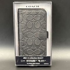 COACH iPhone 13 ブックケース EMBOSSED Black - メルカリ