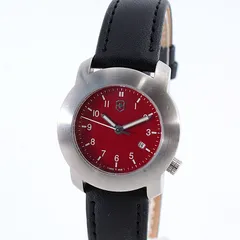 VICTORINOX クトリノックス V7-01 Basic S Quartz クォーツ ウォッチ 腕時計 レディース 女性 レッド 赤 稼働品のサムネイル