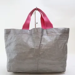 2607-14 エルベシャプリエ トートバッグ Hervechapelier ビニール製 シルバーのサムネイル