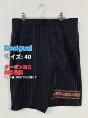Desigual デシグアル スカート 40 ネイビー レディースのサムネイル