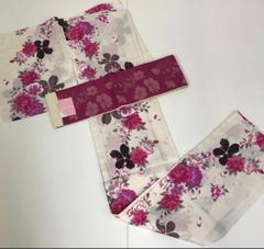 ち江す　ろうけつ染め ぶどうと鳥の柄 半幅帯 ち江す ろうけつ染め ぶどうと鳥の柄 半幅帯 - メルカリ