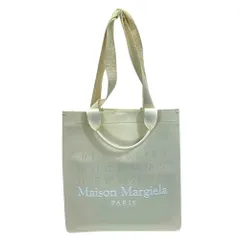 未使用 Maison Margiela メゾンマルジェラ Cabas カバス トートバッグ ハンドバッグ SB2WC0019 キャンバス レザー アイボリー 通勤 軽量 上品 カジュアル イタリア製のサムネイル