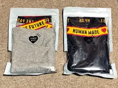HUMAN MADE ボクサーパンツ 2点セット Lサイズ HM27GD130 グレー ブラック 新品未開封品のサムネイル