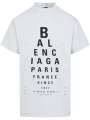 バレンシアガ オプティカルコットン Tシャツ 送料無料のサムネイル