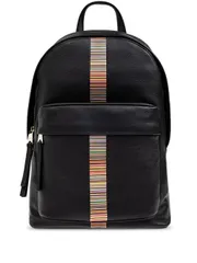 PAUL SMITH シグネチャー ストライプ レザー バックパック 送料無料のサムネイル