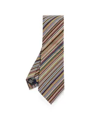 PAUL SMITH シグネチャー ストライプ シルク ネクタイ 送料無料のサムネイル