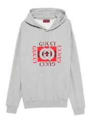 GUCCI ロゴ コットン フーディ 送料無料のサムネイル