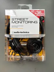 audio-technica ATH-S100 ストリートモニタリング ポータブルヘッドホン 36mmドライバー 片出しコード ブラック 新品のサムネイル