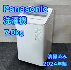 Panasonic 縦型全自動洗濯機 7キロ 高年式 2024年 d6096  パナソニック 洗濯機 縦型 NA-FA7H2 ガラストップ 大容量 7kg 大阪府のサムネイル