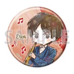 [중고] 배지 빈즈 엘렌 예거 [TV 애니메이션 진격의 거인 홀로그램 캔 배지 (57mm) 01. 재즈 ver. A 세트 (그래프 아트 일러스트)]
