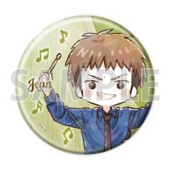 [중고] 배지 빈즈 장 키르슈타인 [TV 애니메이션 진격의 거인 홀로그램 캔 배지 (57mm) 01. 재즈 ver. A 세트 (그래프 아트 일러스트)]