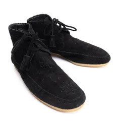 トリココムデギャルソンtricot COMME des GARCONS クレープソールスウェードモカシンシューズ 黒23.5のサムネイル