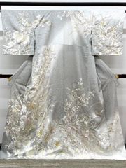 色無地 琳派乃世界 灘昆年 紋意匠 正絹 反物 T8959 - メルカリ