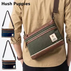 ショルダーバッグ メンズ ブランド 斜めがけ 軽量 小さめ かっこいい 大人 シンプル 1.9L [ Hush Puppies ハッシュパピー サコッシュ 8HP148 ] 40代 50代 60代 旅行 修学旅行 軽装 父の日 誕生日 クリスマス プレゼントのサムネイル