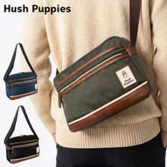 ショルダーバッグ メンズ ブランド 斜めがけ 軽量 小さめ かっこいい 大人 シンプル 6.5L [ Hush Puppies ハッシュパピー 横型ショルダーバッグ 8HP114 ] 40代 50代 60代 旅行 修学旅行 軽装 父の日 誕生日のサムネイル