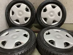 タイヤ走行短め【YOKOHAMA iG60 155/65R13】スタッドレス【三菱 純正ホイール 13インチ 4J4HPCD100+46】24年製 ekワゴン等　(KTY123)のサムネイル