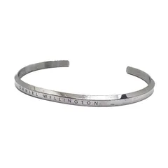 美品★ Daniel Wellington ダニエルウェリントン シルバー バングル アクセサリー ブレスレットのサムネイル