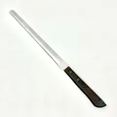 【美品✨】Pasco シキシマパン パンナイフ 波刃包丁 ステンレス◇パン切り包丁 右利き用 木製柄 家事 料理 ステンレス Kitchen knife csのサムネイル