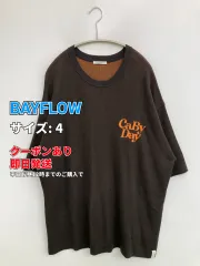 BAYFLOW ベイフロー ニット/セーター 4 ブラック ニット 前面プリント バックプリント ブランドロゴ ミドル丈 半袖 クルーネック(丸首) メンズのサムネイル