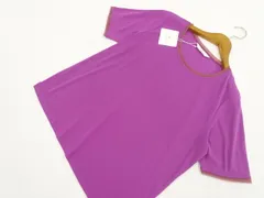 80%OFF 定価\12,500 袋入り新品タグ付 コットンファクトリー COTTON FACTORY 洗える半袖 ラウンドネック チュール付きプルオーバー 42 ローズ メール便可のサムネイル