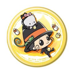 [중고] 배지 핀스 리본 × 냐니 니뇽영 [가정 교사 히트맨 REBORN! × 산리오 캐릭터즈 캔 배지 07. 콜라보레이션 일러스트]