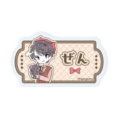 [중고] 배지 핀즈 젠 (이스) [사랑과 프로듀서 ~ EVOL × LOVE ~ in eeo Store 이케부쿠로 본점 오나 마아 아크릴 플레이트 배지 01 / 그래프 아트 일러스트]