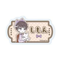 [중고] 배지 핀즈 시몬 (이스) [사랑과 프로듀서 ~ EVOL × LOVE ~ in eeo Store 이케부쿠로 본점 오나 마아 아크릴 플레이트 배지 01 / 그래프 아트 일러스트]
