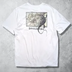 バナナリパブリック BANANA REPUBLIC リザード トカゲ 地図 マップ サファリ 胸ポケット Tシャツ ポケT 胸ポケ ポケット 爬虫類 動物 アニマル ロゴ 白 ホワイト 夏のサムネイル