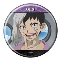 [중고] 배지 빈즈 아사기리 겐 [Dr.STONE 캔 배지 39. 장면사 일러스트]