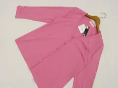 70%OFF 定価\16,000 袋入り新品タグ付 コットンファクトリー COTTON FACTORY 洗える長袖 カーディガン 42 ピンク系のサムネイル