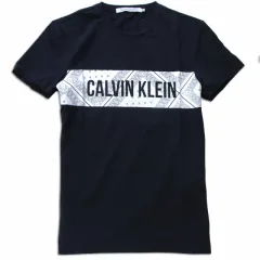 カルバンクライン 半袖 クルーネック ロゴプリント Tシャツ【XL】【XXL】在庫一掃価格のサムネイル