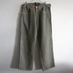 【希少】STUDIO D’ARTISAN【レザー バックルバック ウール トラウザー】L(32) ワークパンツ ステュディオダルチザン 26060917のサムネイル