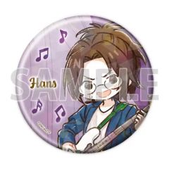 [중고] 배지 빈즈 한지 조에 [TV 애니메이션 진격의 거인 홀로그램 캔 배지 (57mm) 02. 재즈 ver. B 세트 (그래프 아트 일러스트)]