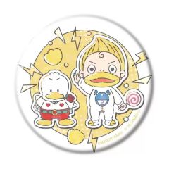 [중고] 배지·빈즈 캔쵸메×아히루의 펙클[금색의 갓슈!!×산리오 캐릭터즈 홀로그램캔 배지(57mm) 02.vol.02 콜라보레이션 일러스트]