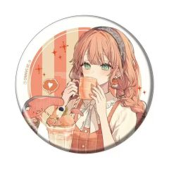 [중고] 배지·빈즈 KIRIMI 짱. [아카쿠라 × 산리오 캐릭터즈 캔 배지 06. 콜라보레이션 일러스트]
