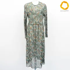 ヒロココシノ HIROKO KOSHINO シルク ワンピース ロング シースルー 長袖 総柄 レディース [a1019491]のサムネイル