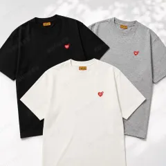 正規品・送料無料) HUMAN MADE ヒューマンメイド ハートロゴ Tシャツ 半袖 ブラック ホワイト グレーのサムネイル