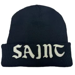 SAINT MICHAEL SAINT KNIT CAP ロゴ刺繍ビーニー ニットキャップ SM-YS1-0000-081 8071000179760のサムネイル
