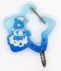 ケアベア ミニフォトケース ブルー Bedtime Bear キーホルダー - メルカリ