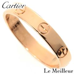 【新品仕上済】 Cartier ラブ ピンクゴールド K18PG リング スモールモデル 16.5号 レディース 返品OK