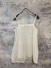 UN3D. BACK GATHER MESH CAMI - メルカリ