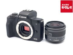 Canon EOS Kiss Mブラック 22㎜15-45㎜レンズセット - メルカリ