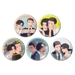 [신품] 배지 빈즈 [박스] 슬로우 모닝 캔 배지 01. 공식 & 신작 일러스트