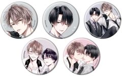 [신품] 배지·빈즈 [박스] 이케 없는 엘리트 Ω은 음란하게 녹는다 캔 배지 01. 공식 & 신작 일러스트