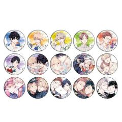 [신품] 배지 빈즈 [박스] 코스메틱 플레이 고무 홀로그램 캔 배지 (57mm) 01. 공식 & 신작 일러스트