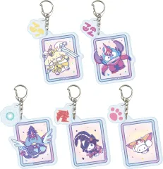 【新品】キーホルダー 【BOX】遊☆戯☆王ZEXAL×サンリオキャラクターズ パーツ付きアクリルキーホルダー 01.コラボイラストのサムネイル